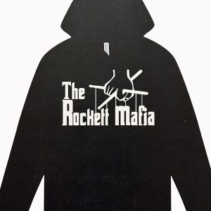 Rockett Mafia Logo Jersey Hoodie (Silver Logo)